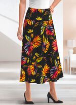 Rock mit farbbrillantem Druck 