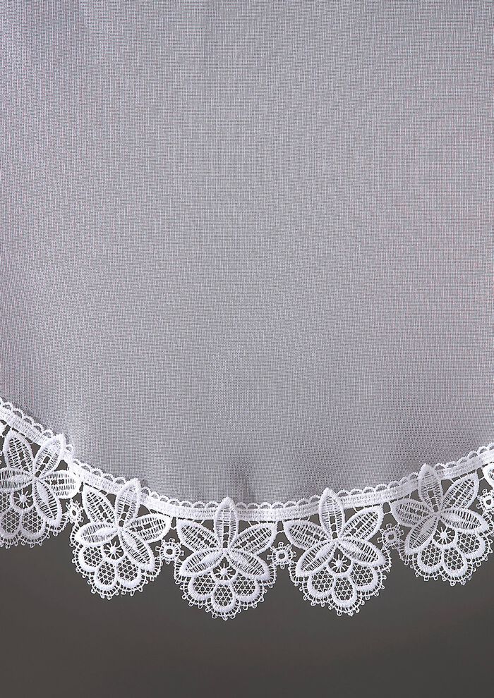 M-Bogen-Store aus echter Plauener Spitze 