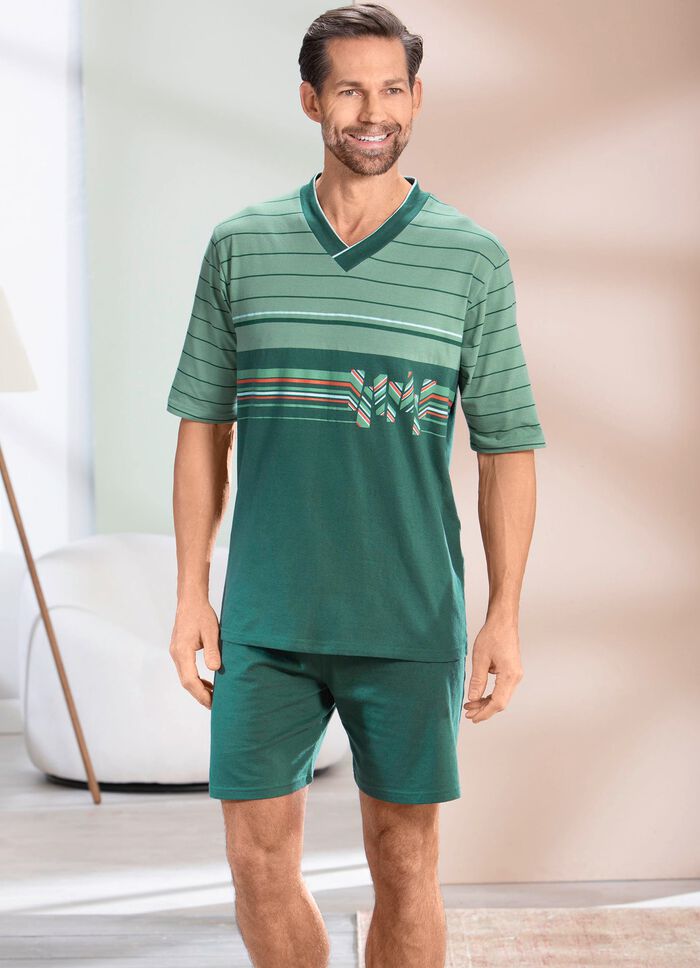 Shorty mit V-Ausschnitt 