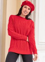 Pullover mit recycelter Baumwolle 
