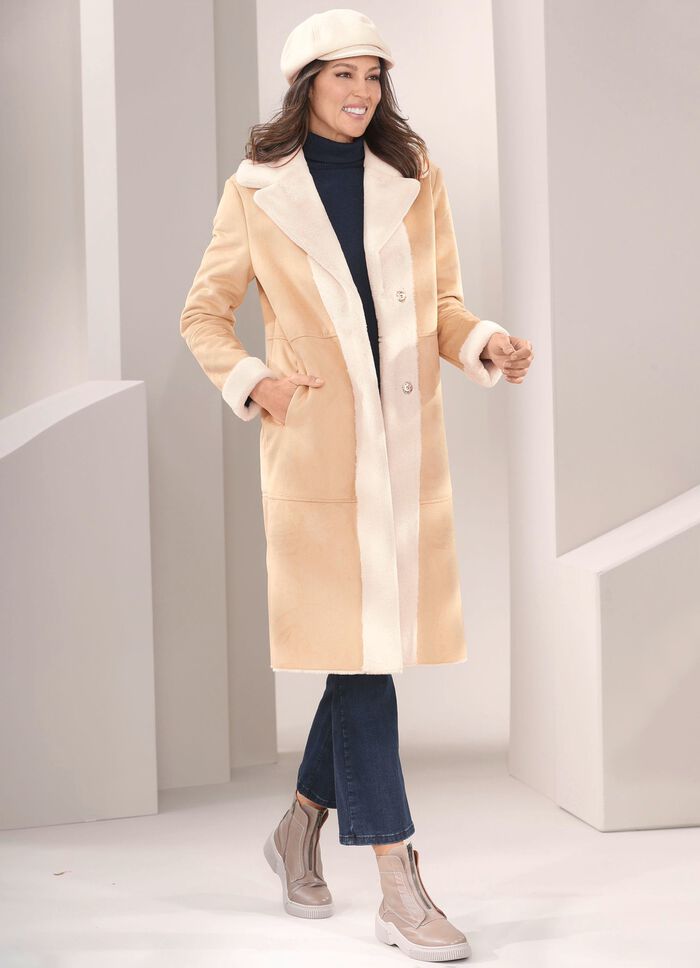 Mantel mit verdeckter Druckerleiste 