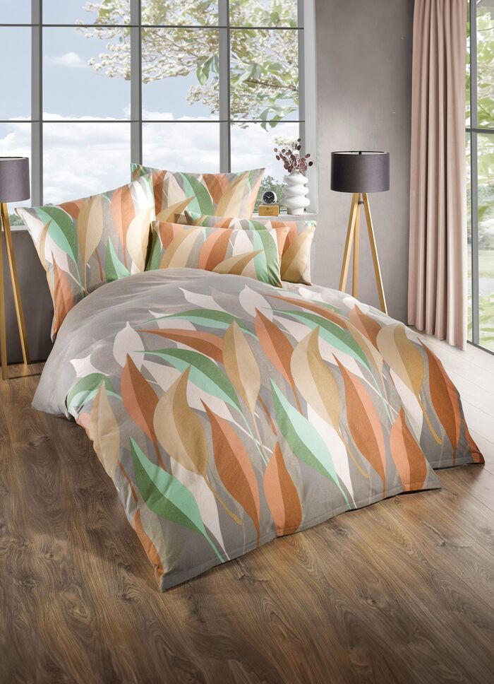 Soft-Biber Bettw&auml;sche aus 100% Baumwolle 