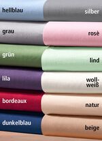 Jersey Spannbetttuch aus festem Zwirngarn 