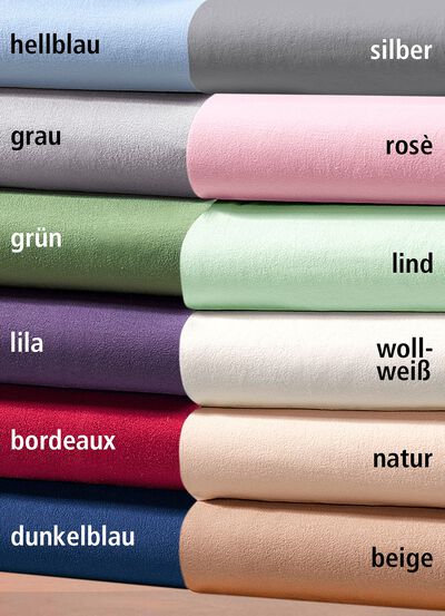Jersey Spannbetttuch aus festem Zwirngarn 