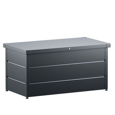 Hochwertige Gartentruhe aus Stahlblech 