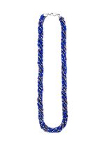 Schmuck-Set mit blauen Kristallen, 2-teilig 