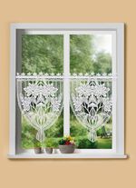 Scheibenh&auml;nger Margerite aus echter Plauener Spitze 