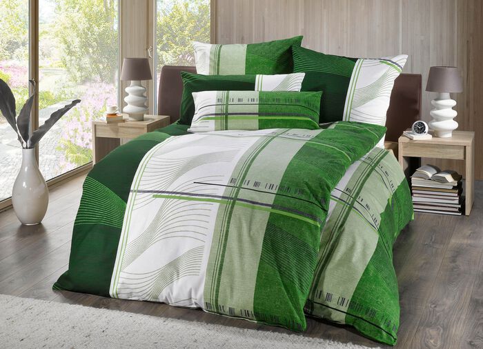 Soft-Biber Bettw&auml;sche-Garnitur 