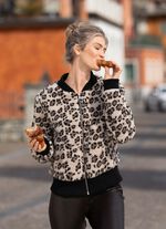 Kurzjacke aus Teddypl&uuml;sch 