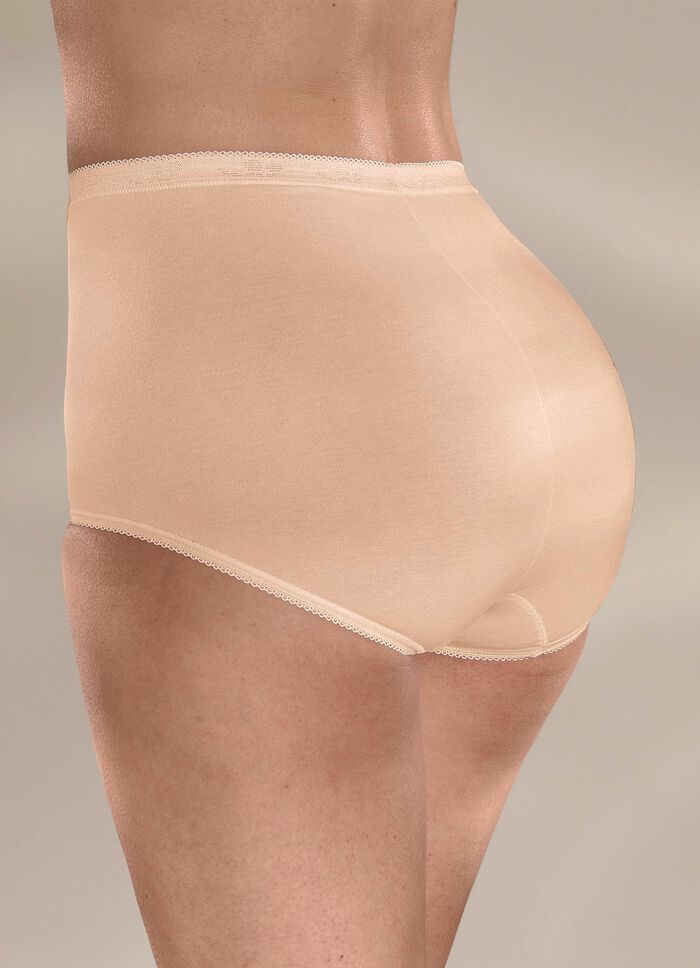 Sloggi Dreierpack Maxi Slip mit elastischen Abschl&uuml;ssen 