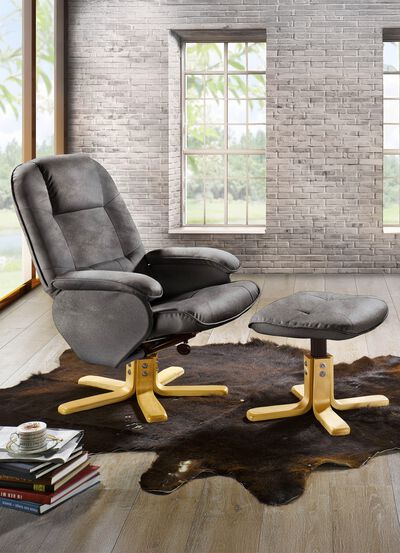 Relax-Sessel mit Hocker 