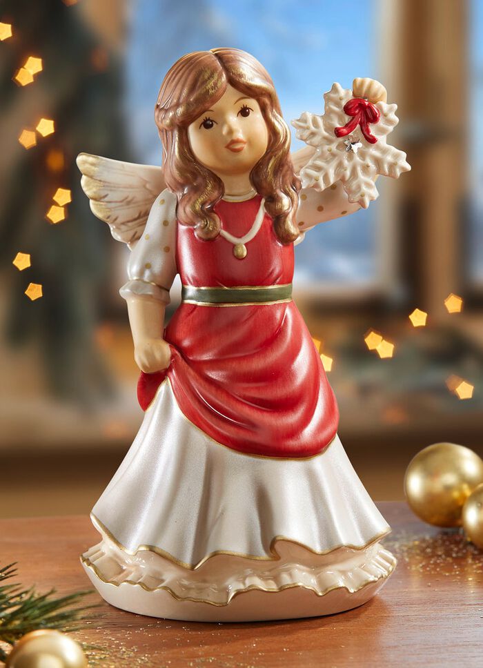 Engel mit Schneeflocke 