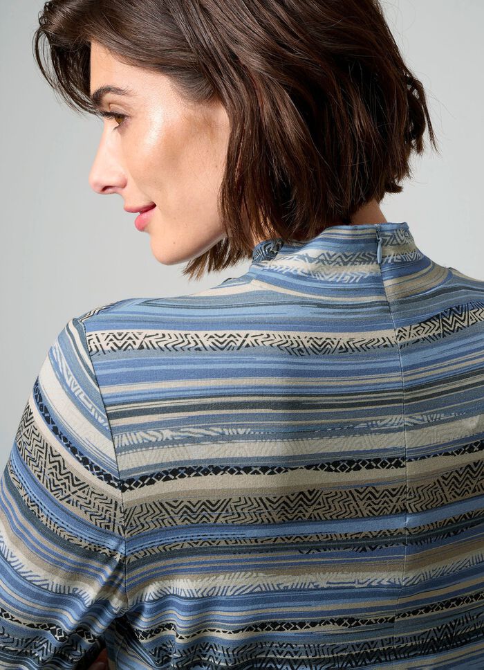 Shirt mit kurzem Rei&szlig;verschluss 