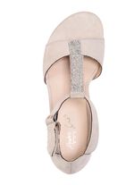 Andrea Conti, schicke Damen-Sandaletten, mit Klettspange 