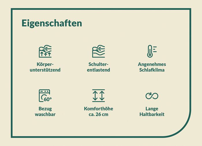 7-Zonen-Matratzen &bdquo;fan Sweet Dream XXL&ldquo; 
