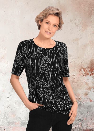 Shirt mit Allover-Druck 