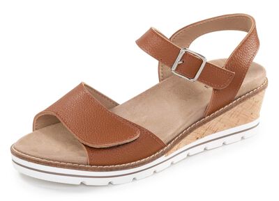 ELENA EDEN, bequeme Damen-Sandaletten, Weite H, mit herausnehmbarem Fu&szlig;bett 