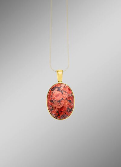 Sch&ouml;nes Unikat: Anh&auml;nger mit Flower Opal 