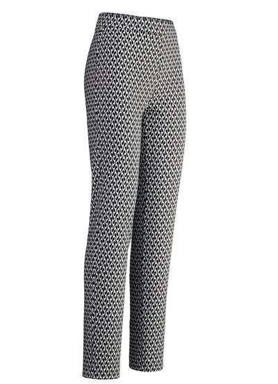 Hose mit aktueller Dessinierung 