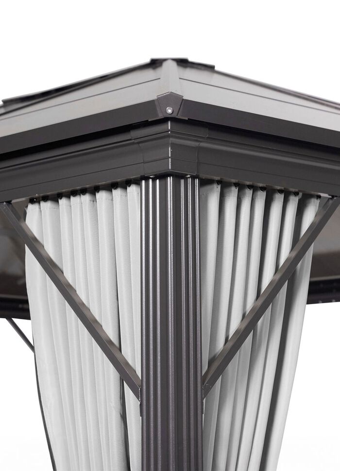 Wetterfester Kuppelpavillon mit stabilem Gestell 