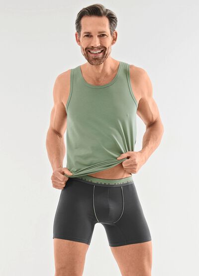 Dreierpack Achselshirts aus Feinjersey 