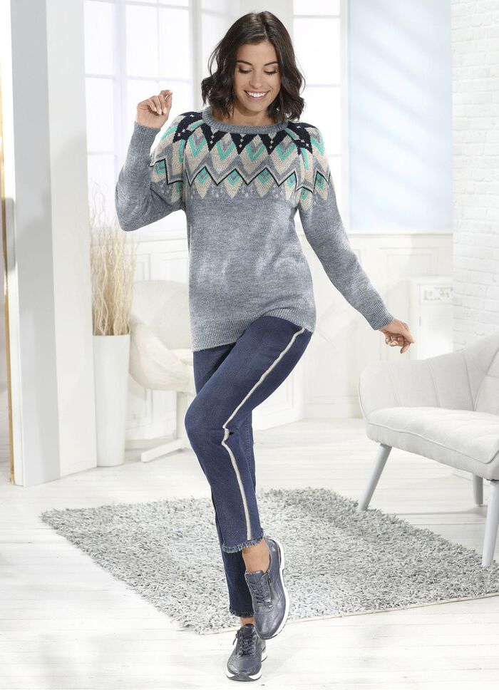 Edel-Jeans mit Strasssteinchen 