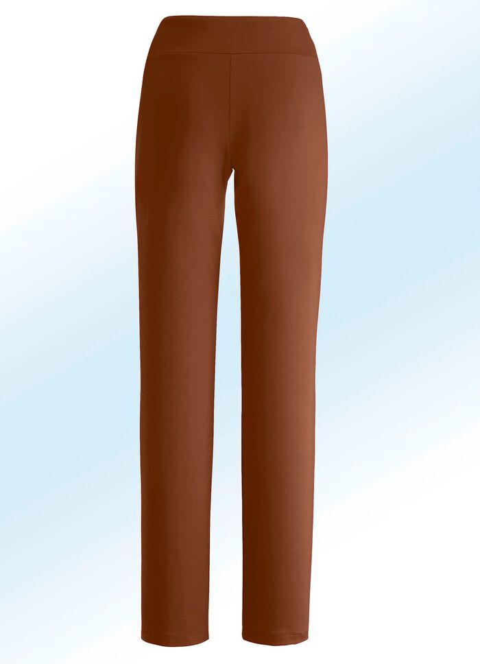 Jerseyhose mit h&ouml;herem, elastischem Formbund 
