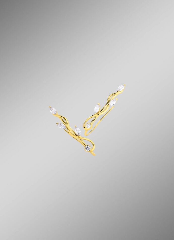 Ohrhaken mit synth. Zirkonia 