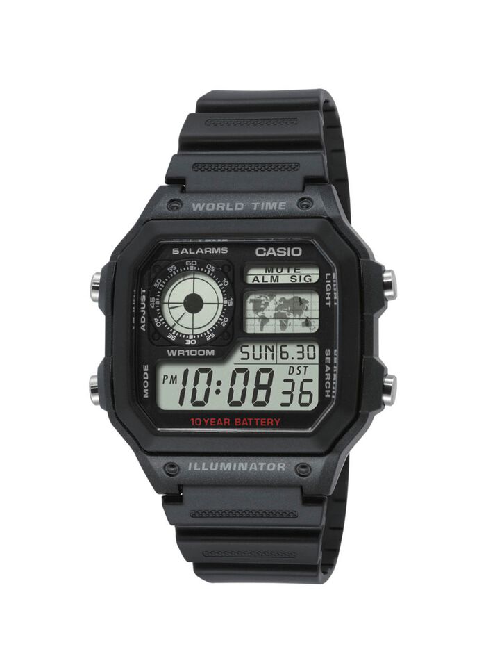  Casio Illuminator Digital-Herrenuhr 