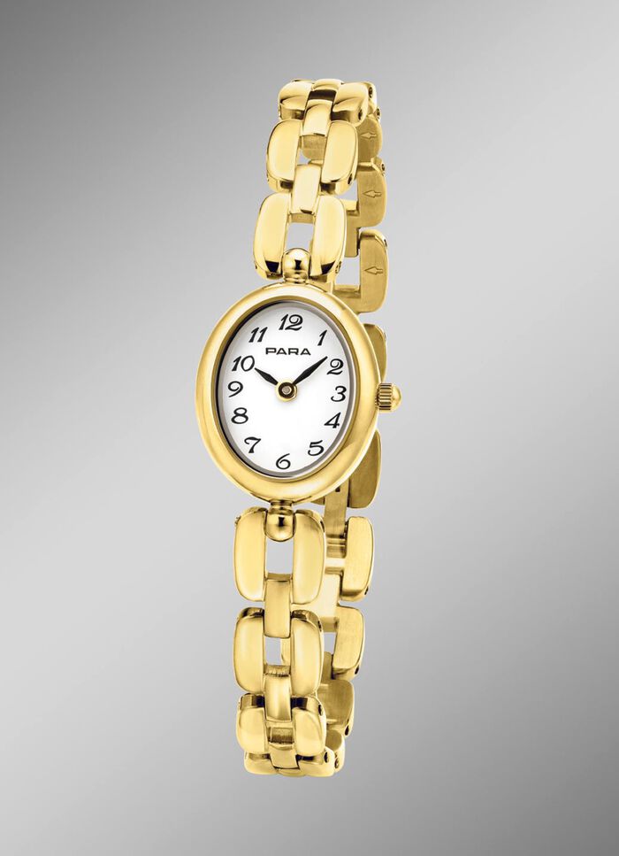 Zeitlose Sch&ouml;nheit: Para-Quartz-Damenuhr 