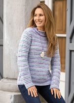 Pullover in Ringeldessin 