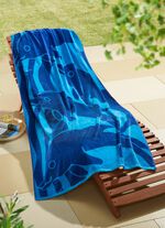 Extragro&szlig;es Strandlaken aus reiner Baumwolle 