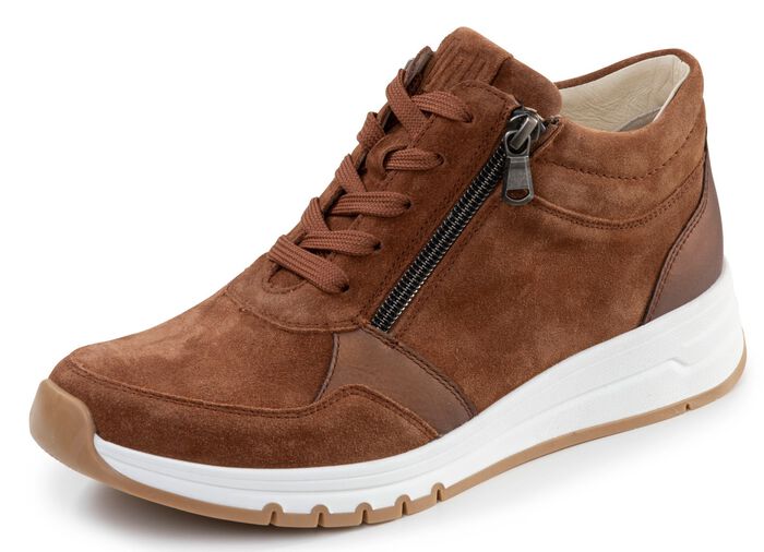 Waldl&auml;ufer, bequeme Damen-Boots, Weite H, mit herausnehmbarem Fu&szlig;bett 