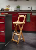 Klapp-Hocker aus Bambus 