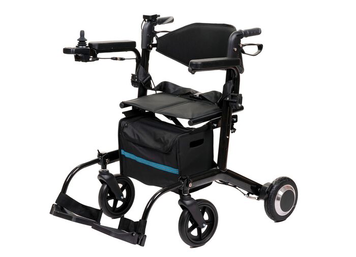 Elektrischer Rollstuhl/Rollator 2-in-1 