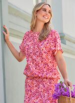 Tunika mit farbbrillantem Druck 