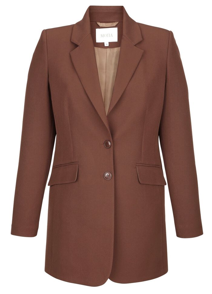Blazer mit Reverskragen 