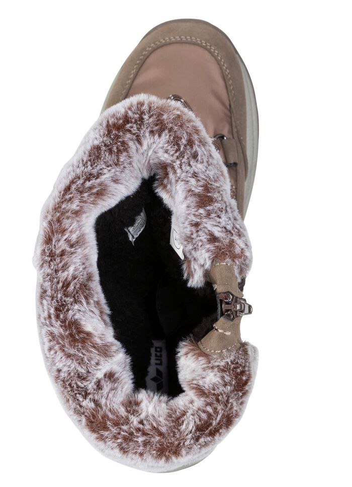 Gef&uuml;tterte Damen-Stiefel, Winterschuhe, mit Rei&szlig;verschluss 