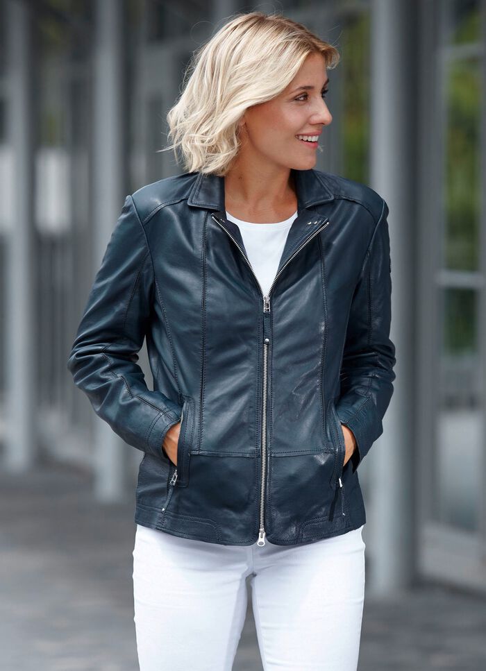 Lederkurzjacke von &bdquo;Cabrini&ldquo; 