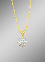 Eleganter Anh&auml;nger mit Singapurkette 