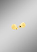 Diamantierte Kugel-Ohrstecker 