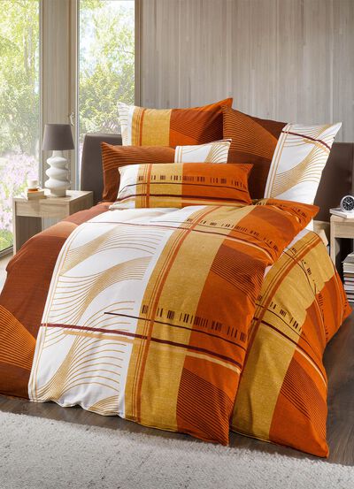 Soft-Biber Bettw&auml;sche-Garnitur 