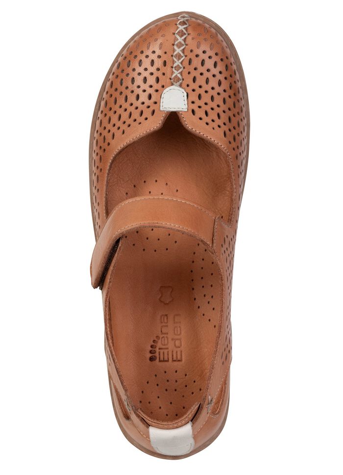 ELENA EDEN, sommerliche Damen-Slipper, Weite G, mit herausnehmbarem Fu&szlig;bett 