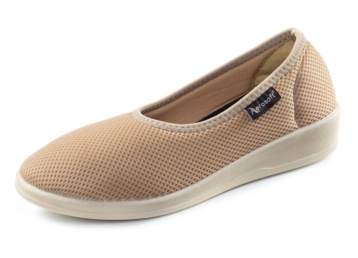 Flexibler Damen-Ballerina mit Fersend&auml;mpfung 