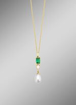 Zarte Raffinesse &ndash; Anh&auml;nger mit Perle und Kristallglanz 