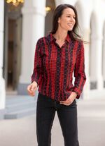 Bluse mit Hemdkragen 