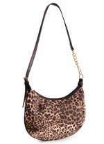 Tasche, Damen, mit verstellbarem Umh&auml;ngeriemen mit Ketten-Detail 