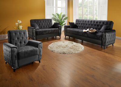 Polsterm&ouml;bel mit Bettkasten und Liegefunktion 