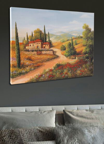 Leinwand Bild &bdquo;Weg in der Toscana" 