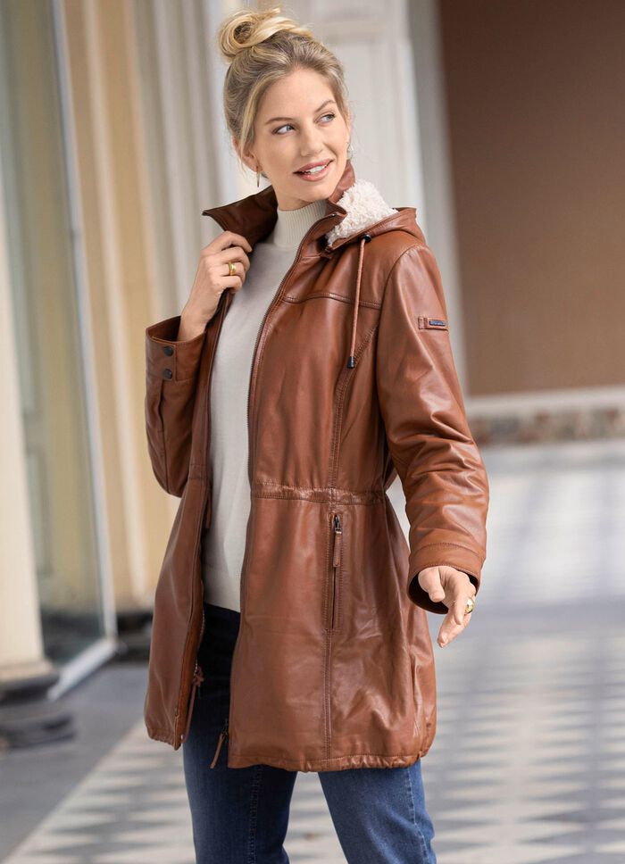 Lederkurzmantel von &bdquo;Cabrini&ldquo; 